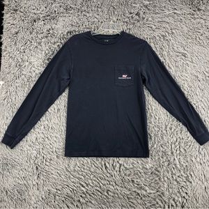 Vineyard Vines Tshirt Womens XS Cotton Blue Long Sleeve Tshirt Whale